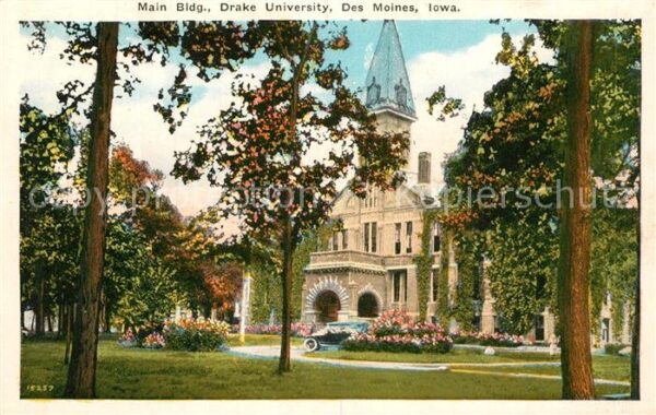 Des Moines Iowa Main Building Drake University