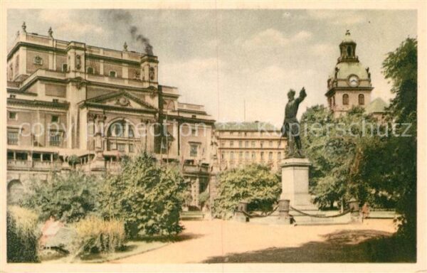 Stockholm Karl XII staty Denkmal Statue