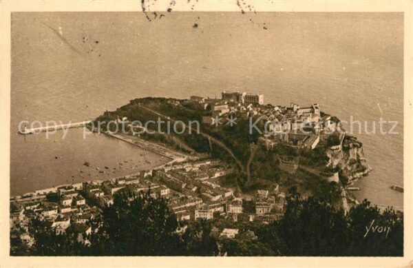 Monaco Rocher de Monaco de la Principauté vu d