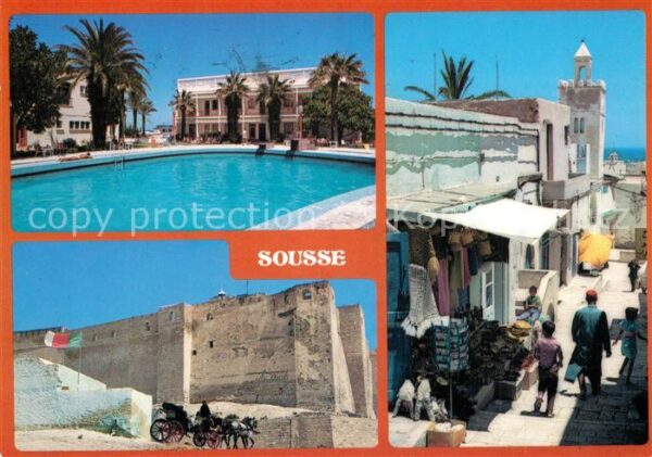 SOUSSE  Tunesie Hotel mit Swimming Pool Festung Ortsmot