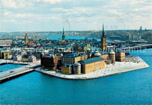 Stockholm View from the City Hall Tower over Ridd