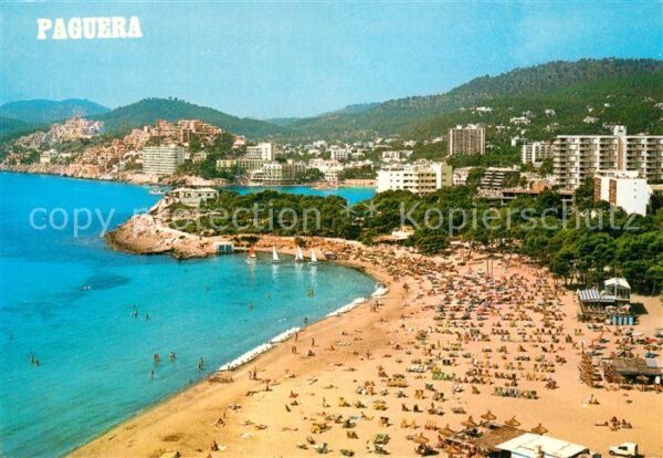 Paguera Mallorca Islas Baleares Playa de Torá Strand Hotels Küste Flieg