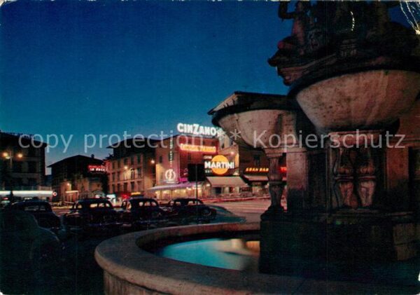 Montecatini Terme Piazza del Popolo notturno
