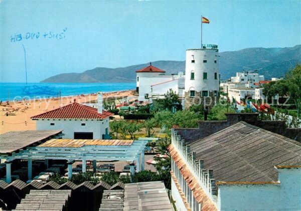 Castelldefels Blick zum Strand