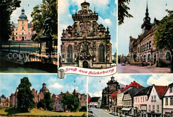 Bueckeburg Schloss Renaissance Stadtkirche Rathaus