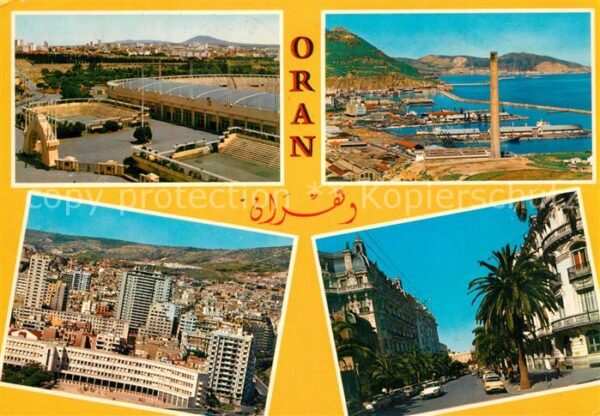 Oran Algerie Vue Generale Boulevard de la Saumamm