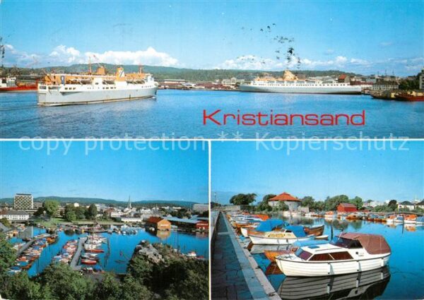 Kristiansand Hafen Fähren Yachthafen