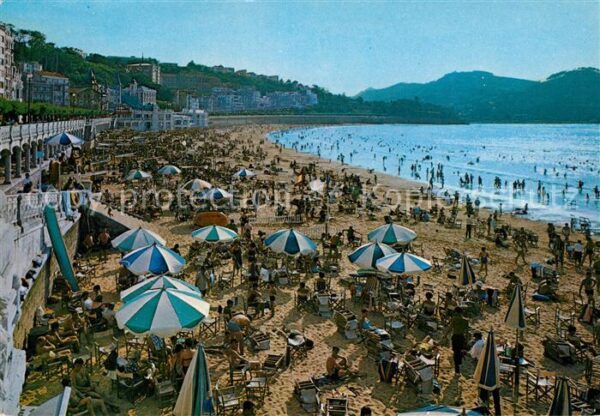 San Sebastian  Pais Vasco ES Playa de la Concha Strand