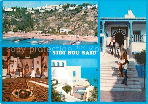 Sidi Bou Said Le Port et les Cafes