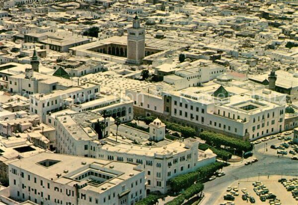 Tunis Vue aérienne de la Médina