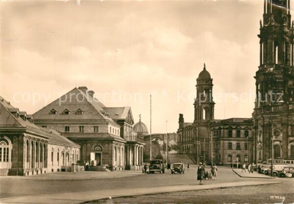 Dresden Theaterplatz mit Italienisches Dörfchen