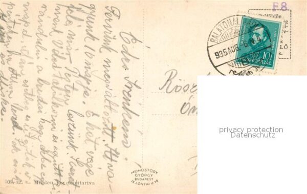 Balatonalmadi Horthy Miklos kilato – Bild 2