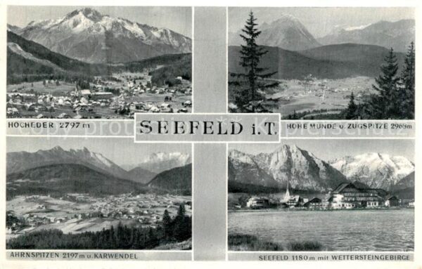 Seefeld Tirol Hocheder Hohe Munde Zugspitze Karwendel