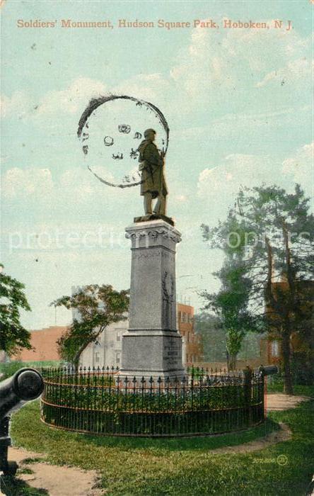 Hoboken New Jersey Soldiers Monument Hudson Square Park
