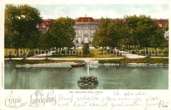 Ludwigsburg Wuerttemberg Königliches Schloss