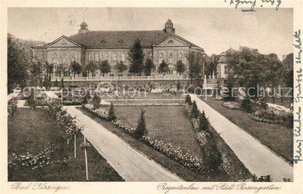 Bad Kissingen Regentenbau Städtischer Rosengarten