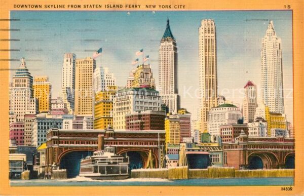 New York City Skyline Fähre
