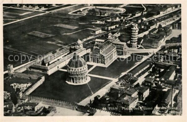 Pisa Fliegeraufnahme Schiefer Turm