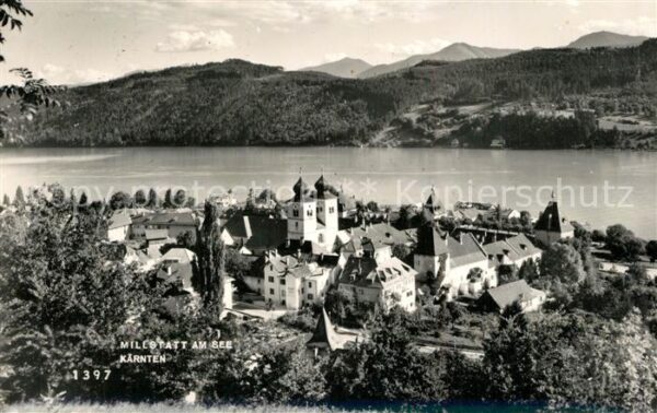 Millstatt Millstaettersee Panorama Kirche