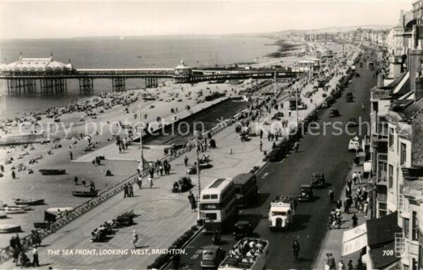 Brighton East Sussex Strandpromenade Seebrücke