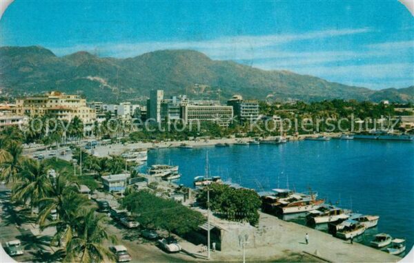 Acapulco Hafen Panorama Hotelanlagen