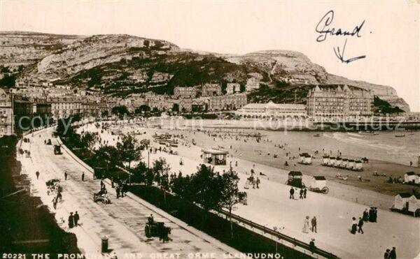 Llandudno Wales Promenade Great Orme