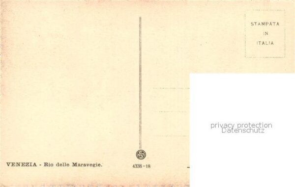 Venezia Venedig Rio delle Maravegie – Bild 2