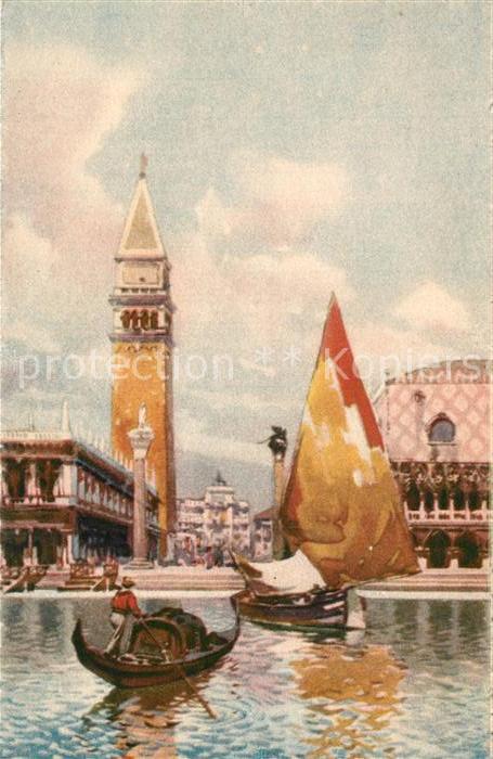 Venezia Venedig Piazzetta San Marco dalla Laguna