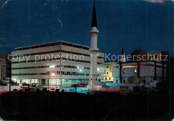 Tripoli Libyen Sidi Bellmann Moschee Nachtaufnahme