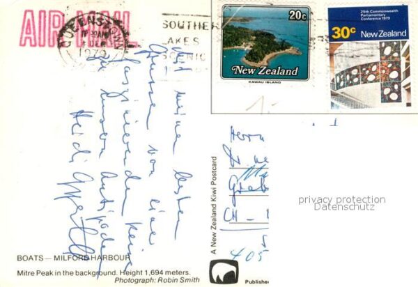 Neuseeland Milford Habour Hafen – Bild 2