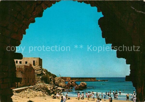 Caesarea Israel Strand Hafen