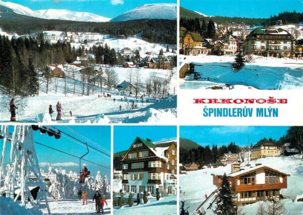 Krkonose Spindleruv Mlyn Winterlandschaft