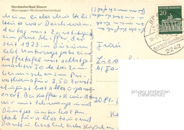 Buesum Nordseebad Meerwasser Wellenschwimmbad – Bild 2