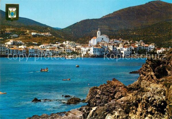 Cadaques Panorama KIrche