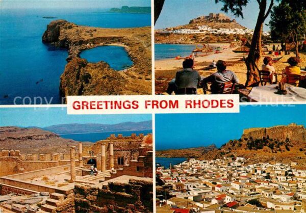 Rhodos Rhodes Aegaeis Stadtansichten