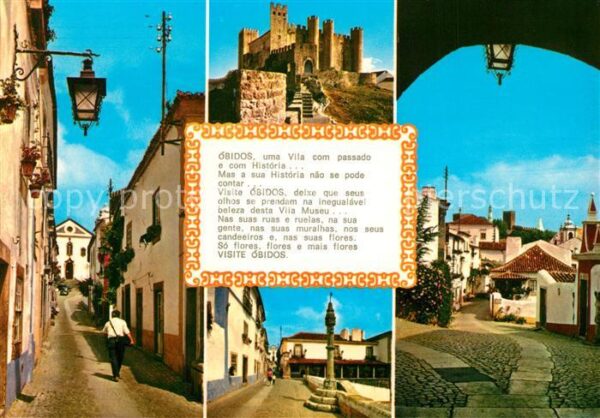 Obidos Stadtansichten Chronik