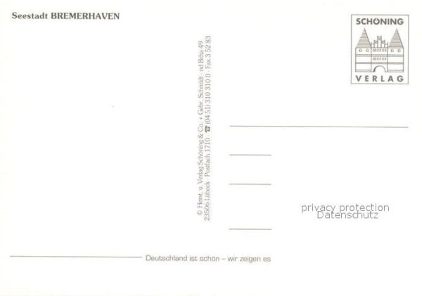 Bremerhaven Denkmal Hafen Stadtansichten – Bild 2