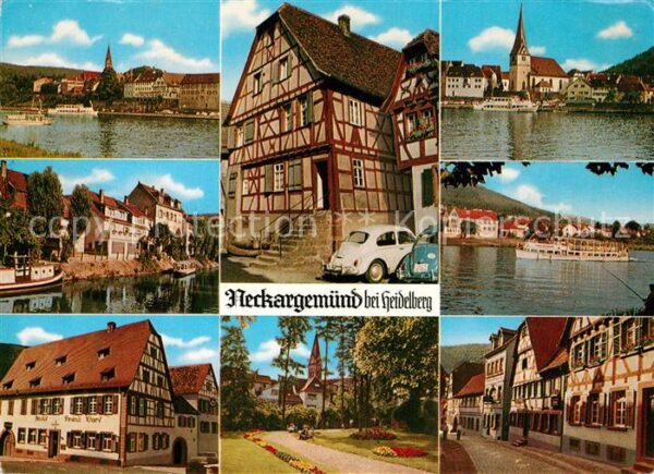 Neckargemuend Fachwerkhäusr Kirche
