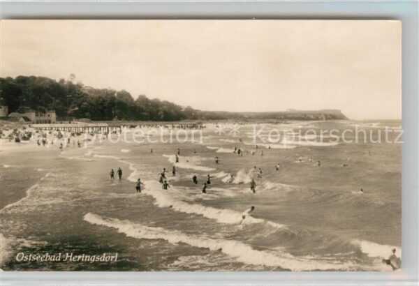 Heringsdorf Ostseebad Usedom Strand Wellengang