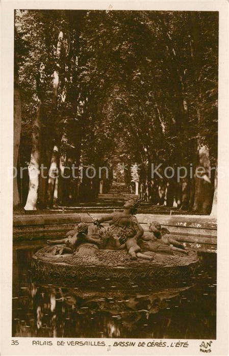 Foto AN Paris (Noyer) Nr. 35 Palais de Versailles Bassin de Ceres