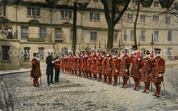 Leibgarde Wache Roll Gall Tower of London