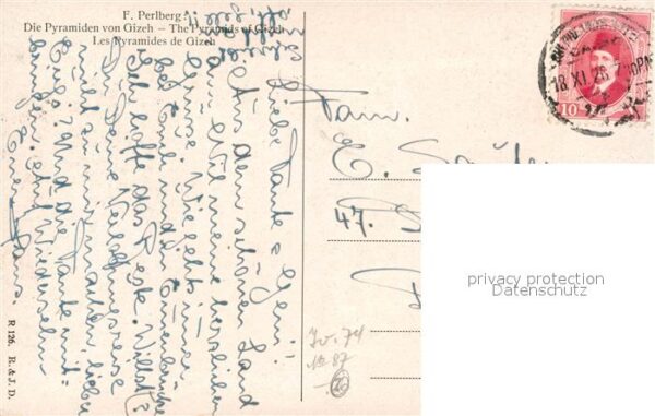 Perlberg F. Nr. R 126 Die Pyramiden von Gizeh – Bild 2