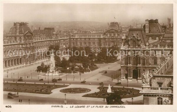 Foto AN Paris (Noyer) Nr. 405 Paris Louvre Place du Carrousel
