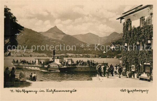 Dampfer Seitenrad Kaiser Franz Josef I. St. Wolfgang am W
