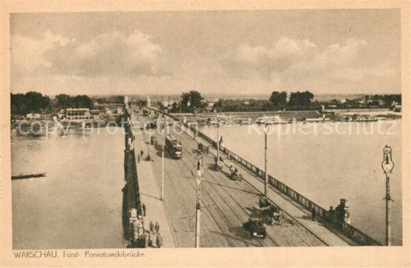 Strassenbahn Warschau Poniatowskibrücke