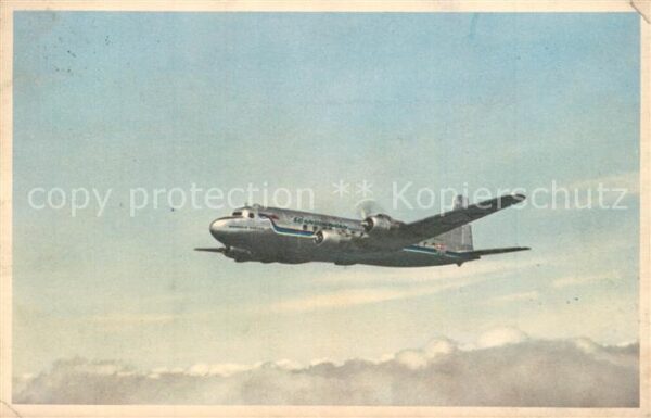 Flugzeuge Zivil Four-Engined SAS Aircraft Douglas DC-6