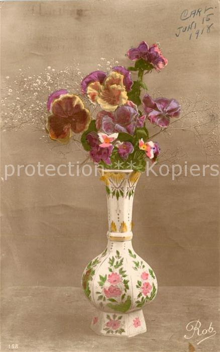 Blumen Vase Verlag-Rob-Nr. 158