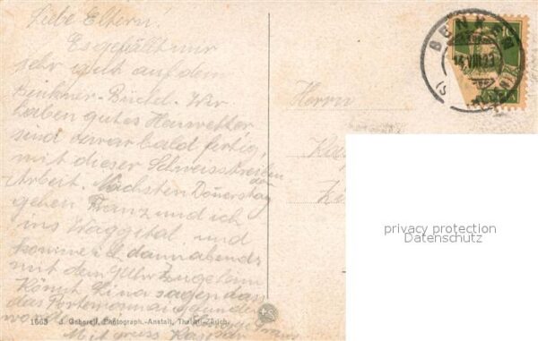 Foto Gaberell J. Nr. 1663 Sandalp Tödi – Bild 2