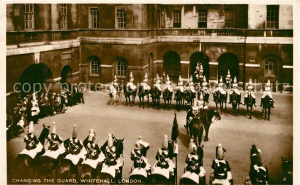 Leibgarde Wache Changing the Guard Whitehall London