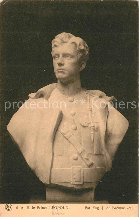 Skulpturen Prince Leopold Eugene Jean de Bremaecke